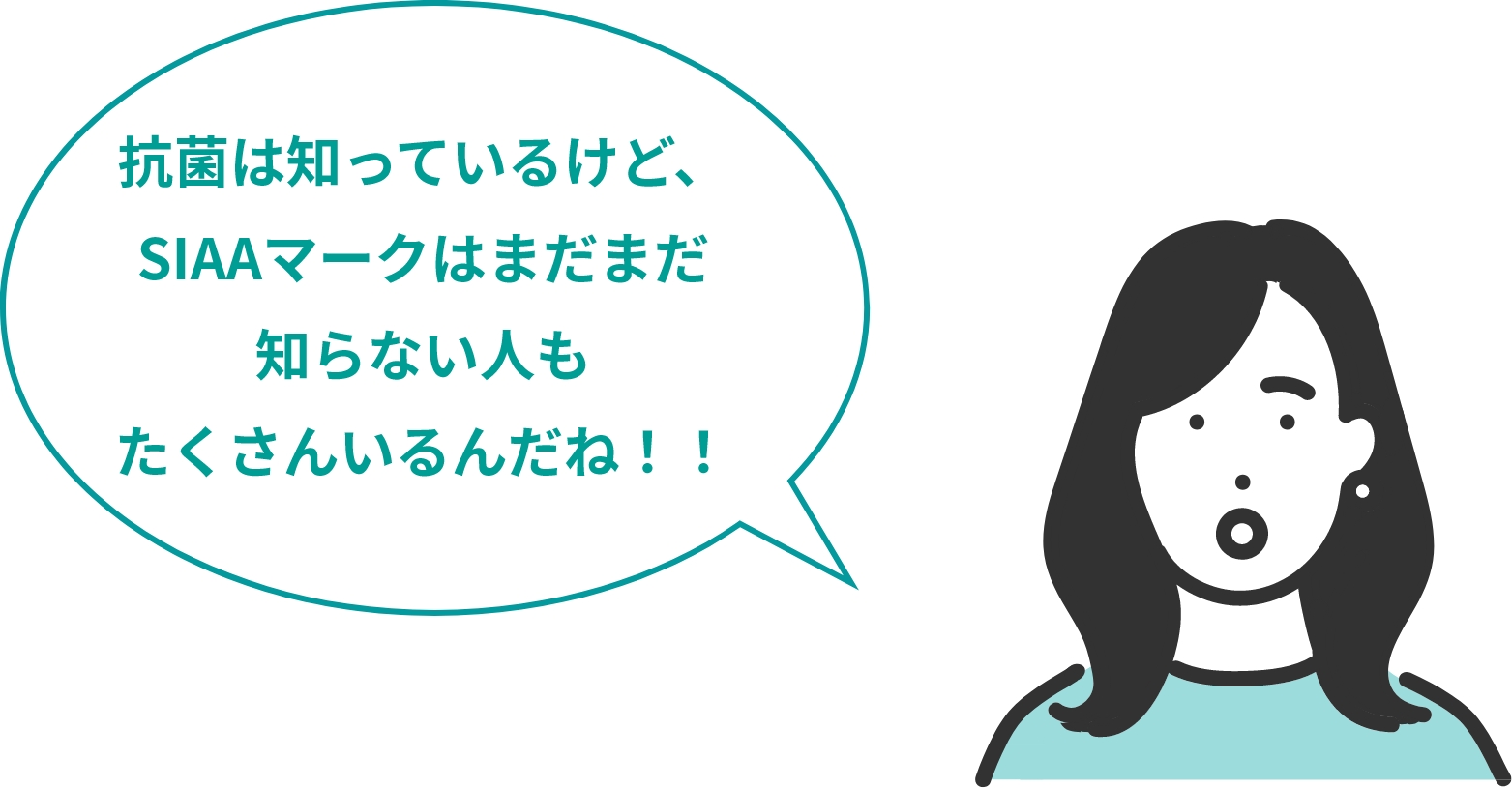 SIAAマークはまだまだ知らない人もたくさんいるんだね!!